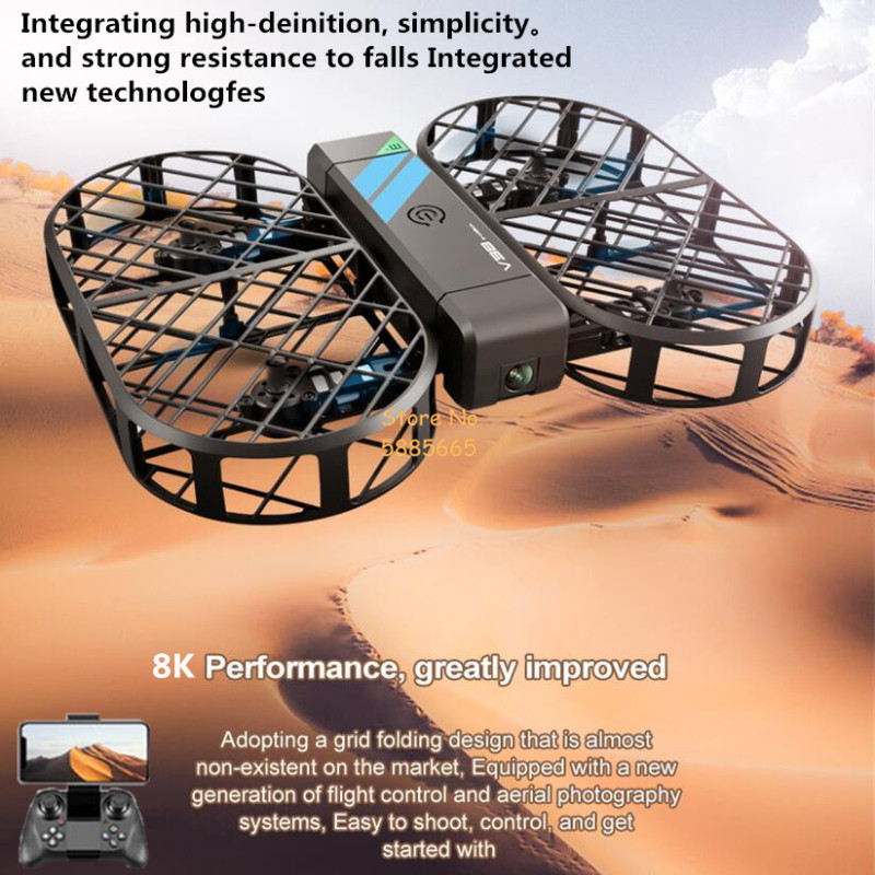 Drone Controller Screen - 8K HD 카메라 360 ° 보호