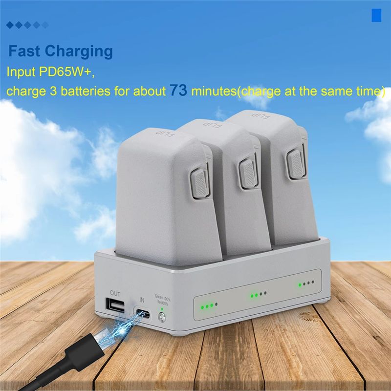 DJI Flip용 3구 충전 허브, DJI Flip 드 - Drone Charging Hub 리뷰 및 가격